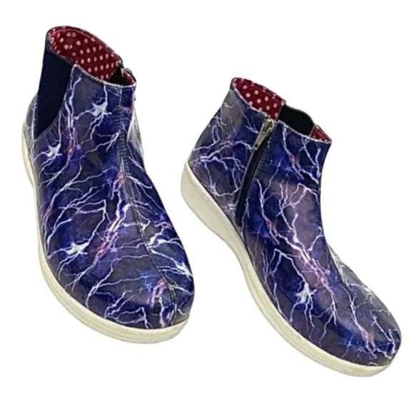 Alegria Women’s Casual Booties Size EU 40 US 9 Climatease Blue Lightening - Picture 8 of 11